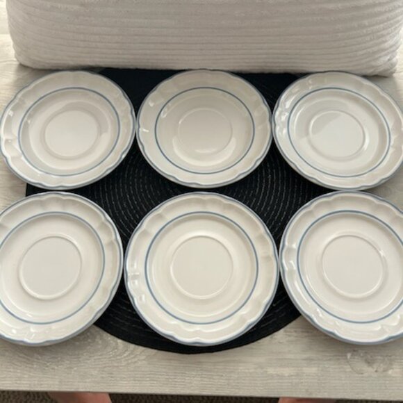 Vintage "Floral Expressions" Stoneware Japan - Set of 6 Cups & Saucers - Picture 6 of 9